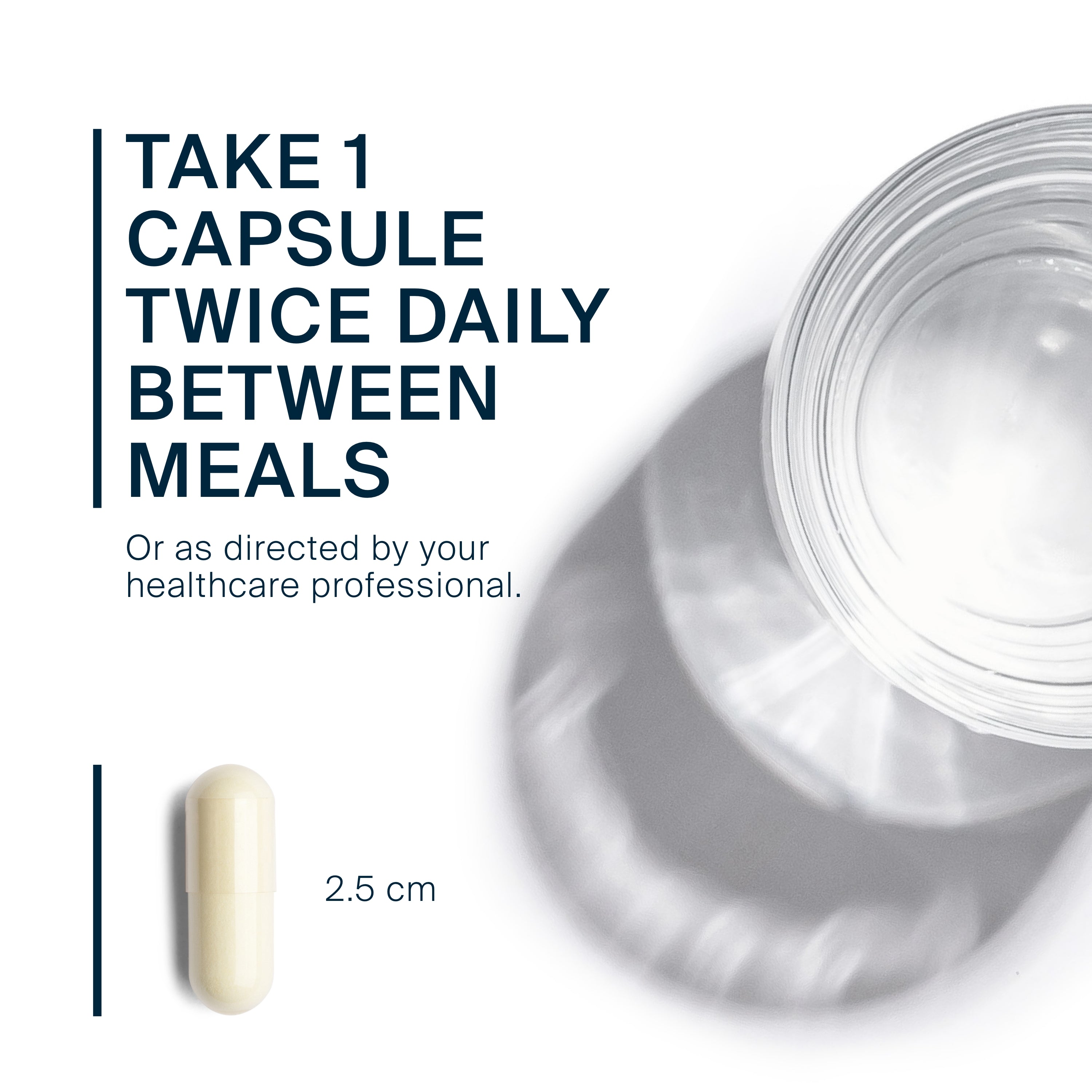 Vital Nutrients Lipoic Acid suggested use: take one capsule twice daily between meals or as directed by your healthcare practitioner.
