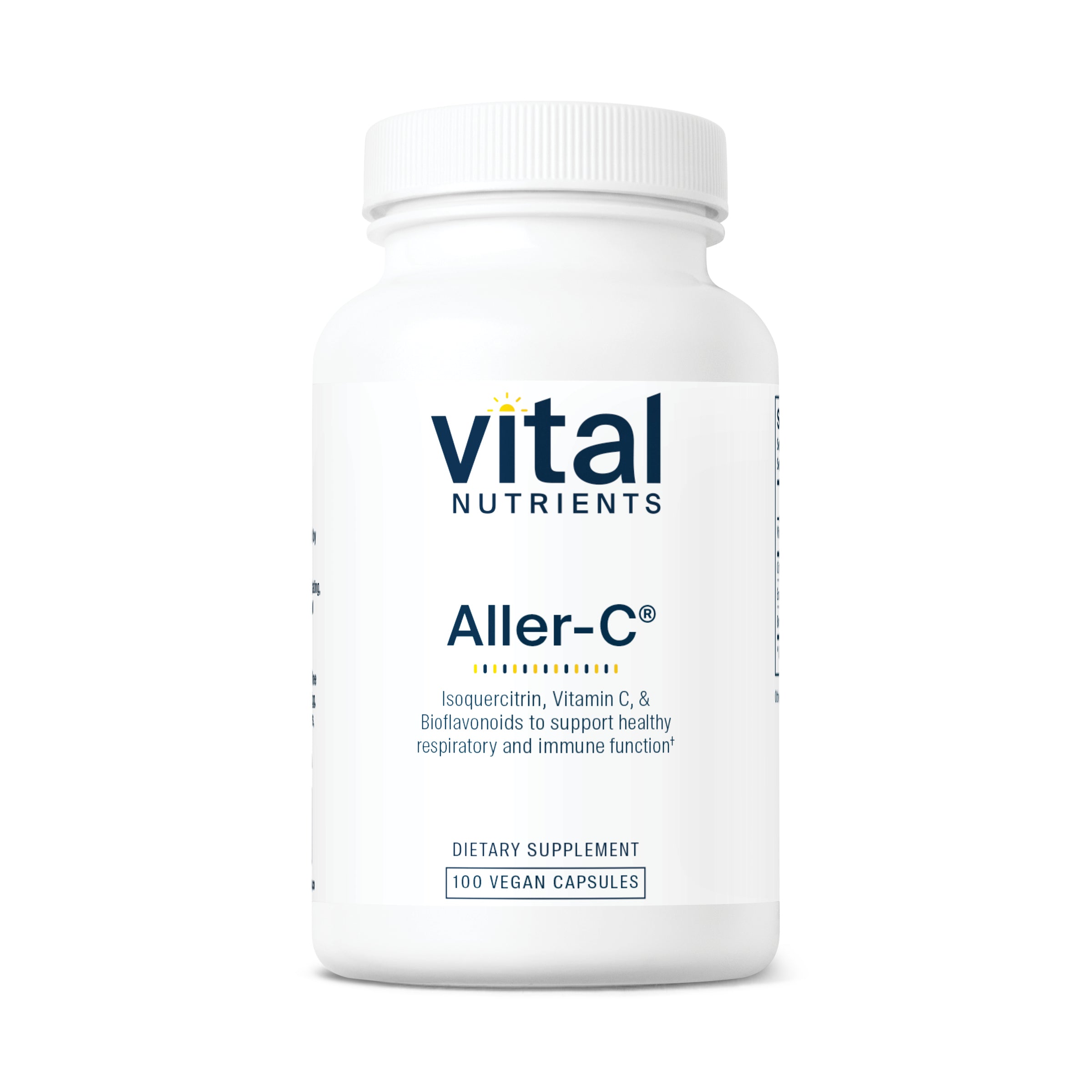 Vital Nutrients Aller-C 100 vegan capsules.