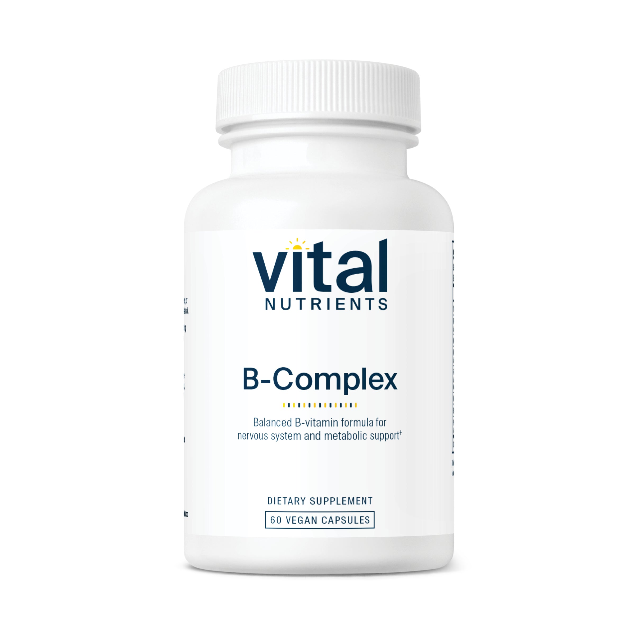 Vital Nutrients B-Complex 60 vegan capsules.