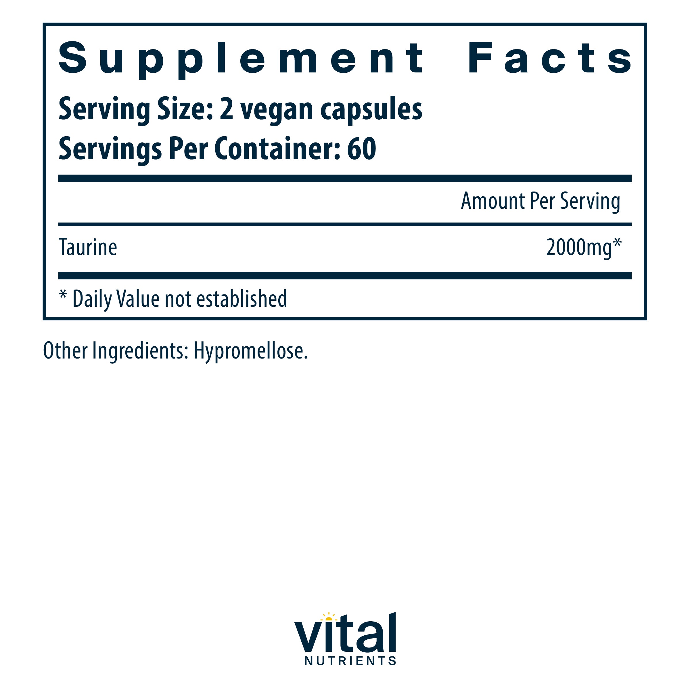 Taurine 1000mg