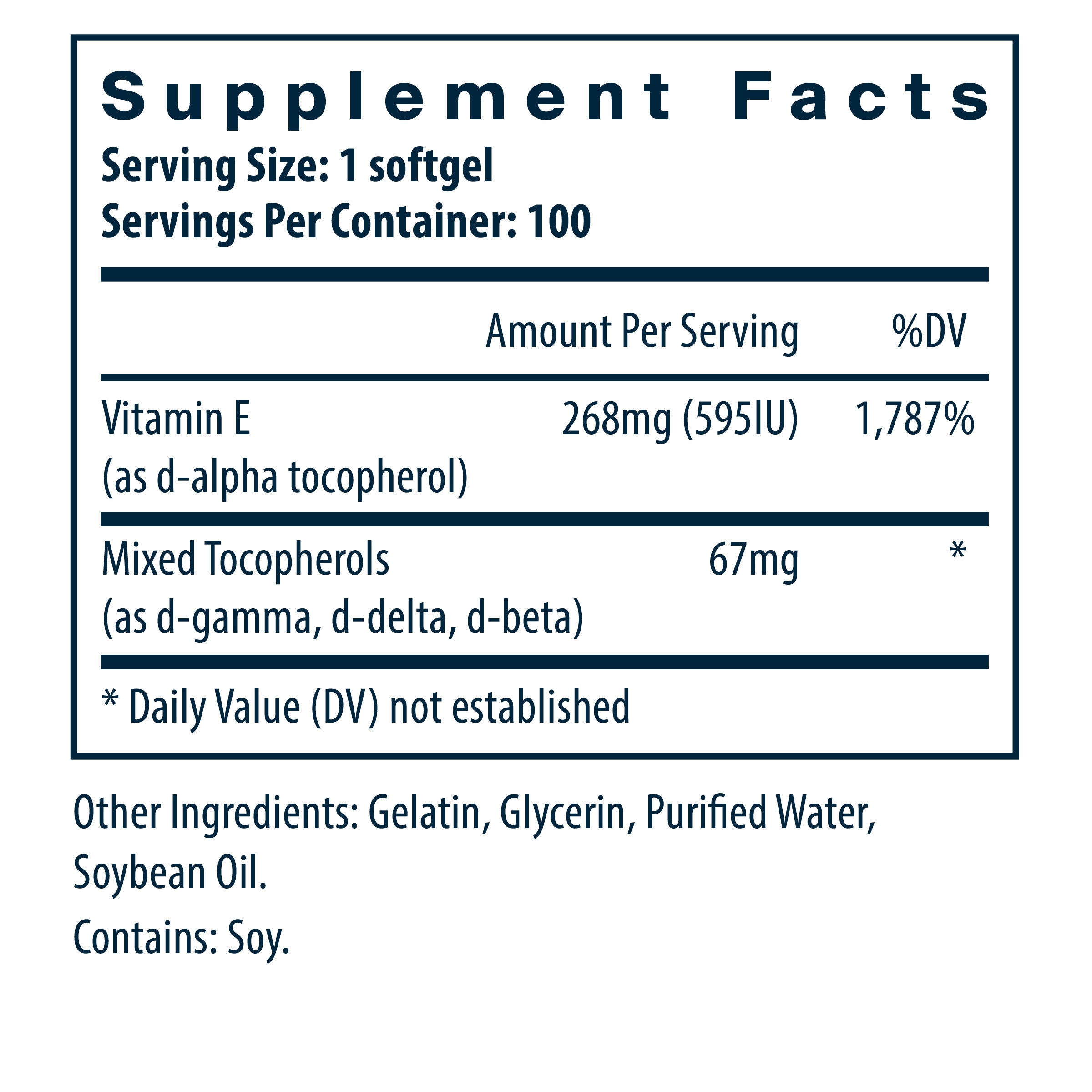 Vital Nutrients Vitamin K2-7 supplement facts.