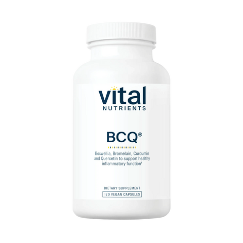 Vital Nutrients BCQ | Boswellia/Curcumin w/Quercetin & Bromelain