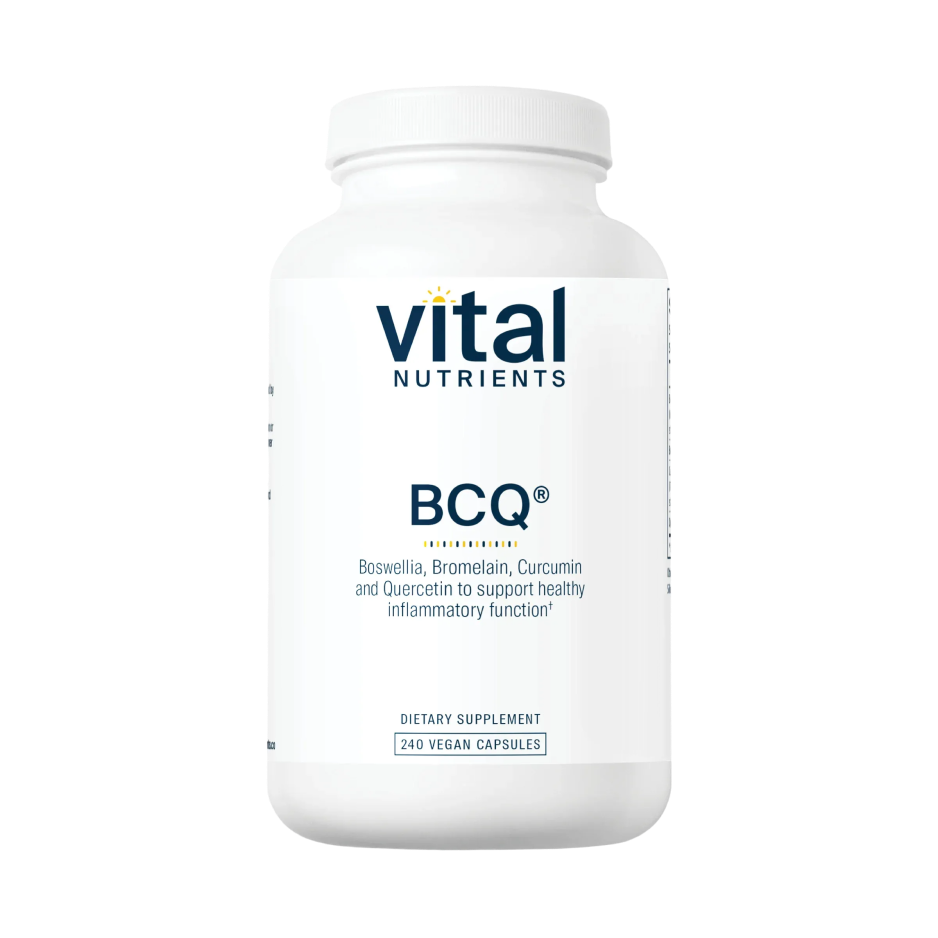 Vital Nutrients BCQ | Boswellia/Curcumin w/Quercetin & Bromelain