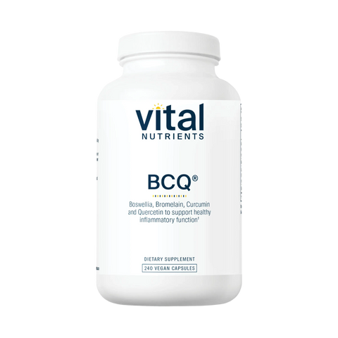 Vital Nutrients BCQ | Boswellia/Curcumin w/Quercetin & Bromelain