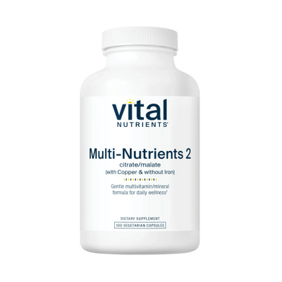 Multi-Nutrients 2 Citrate/Malate Formula (with Copper & without Iron)
