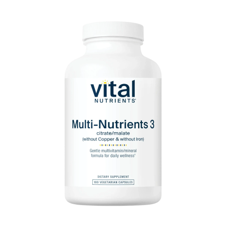 Multi-Nutrients 3 Citrate/Malate Formula (without Copper & without Iron)