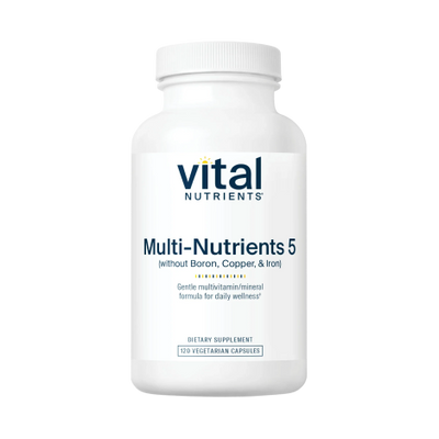 Multi-Nutrients 5 Ultra Antioxidant Formula (Boron, Copper, and Iron Free)