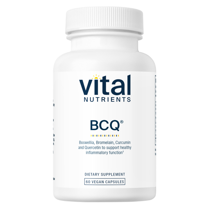 Vital Nutrients BCQ | Boswellia/Curcumin w/Quercetin & Bromelain