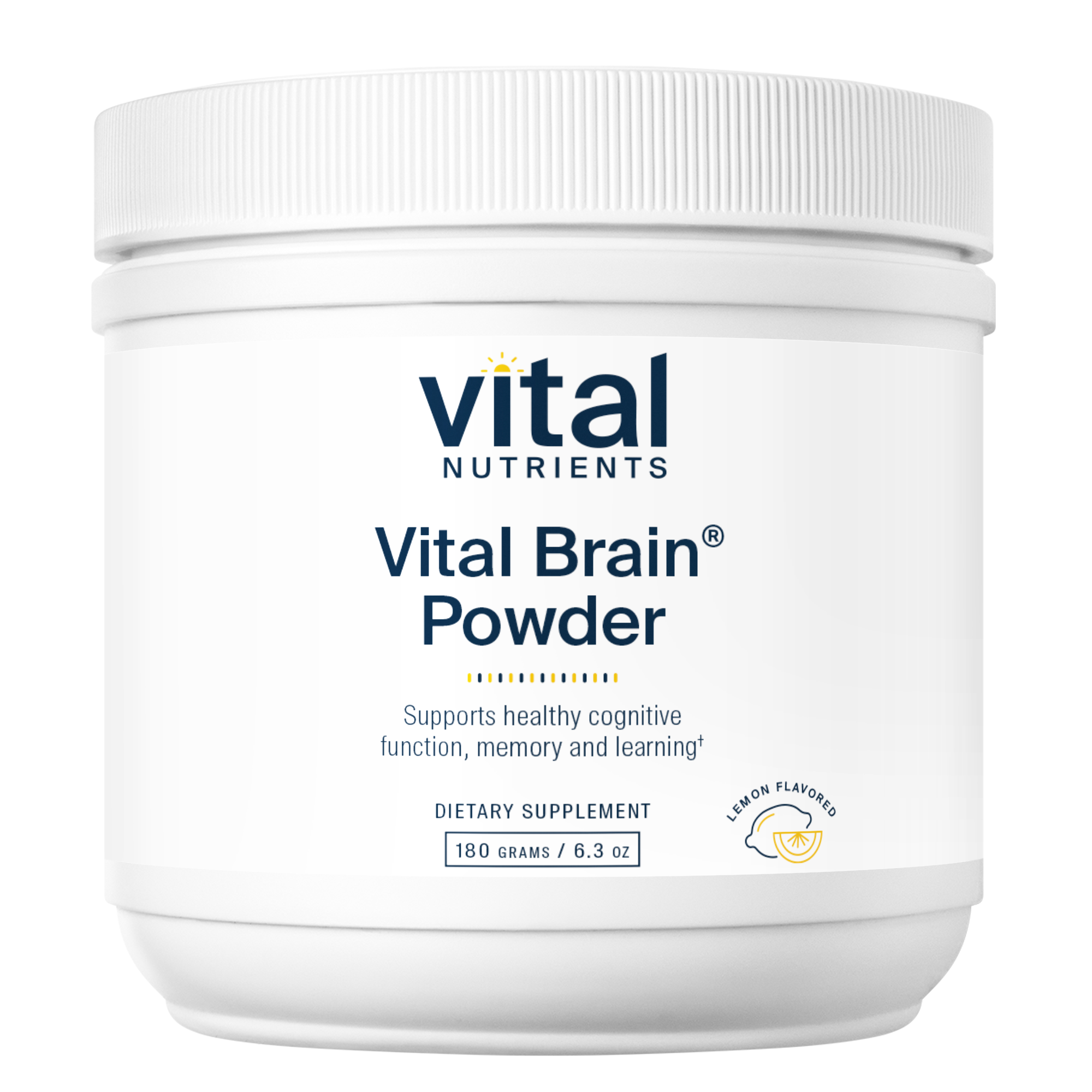 Vital Brain Powder® Natural Lemon Flavor