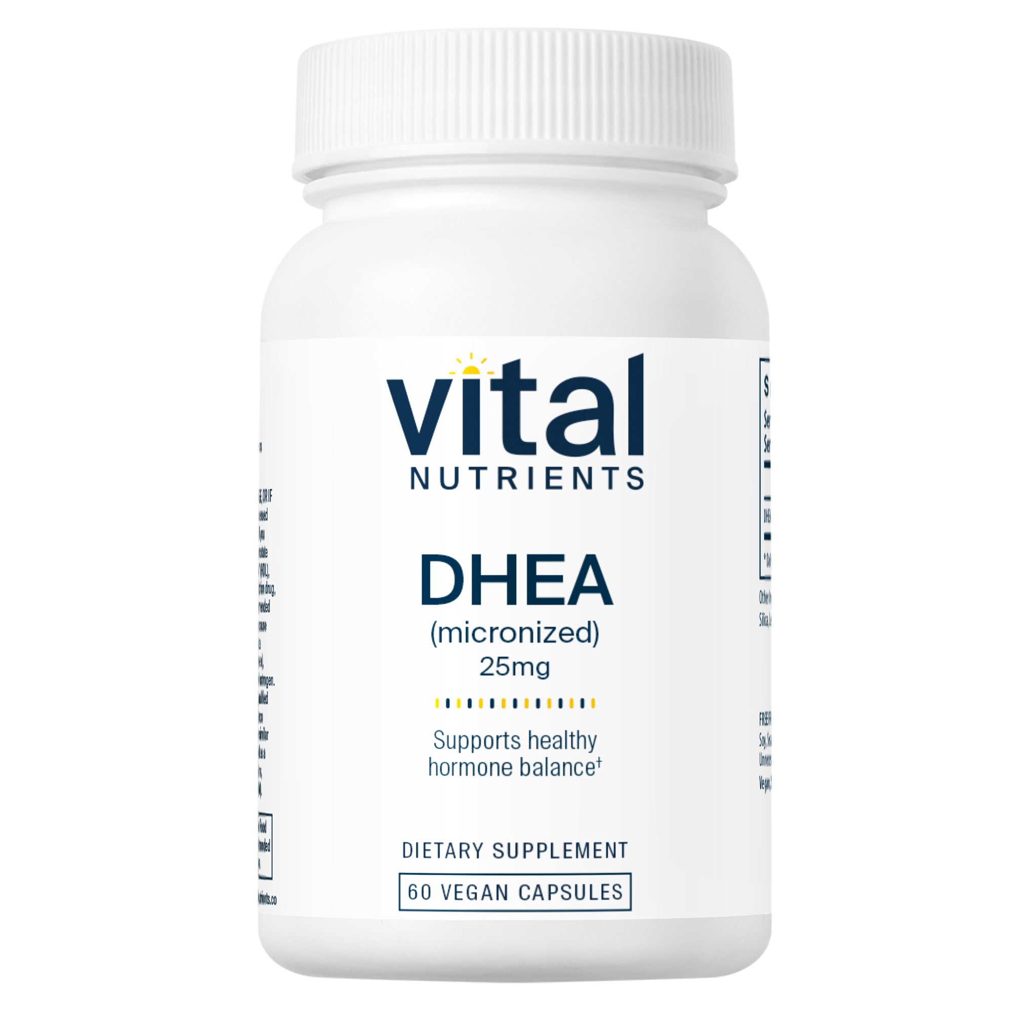 DHEA (micronized) 25mg | 60 Capsules | Best Quality DHEA Supplements