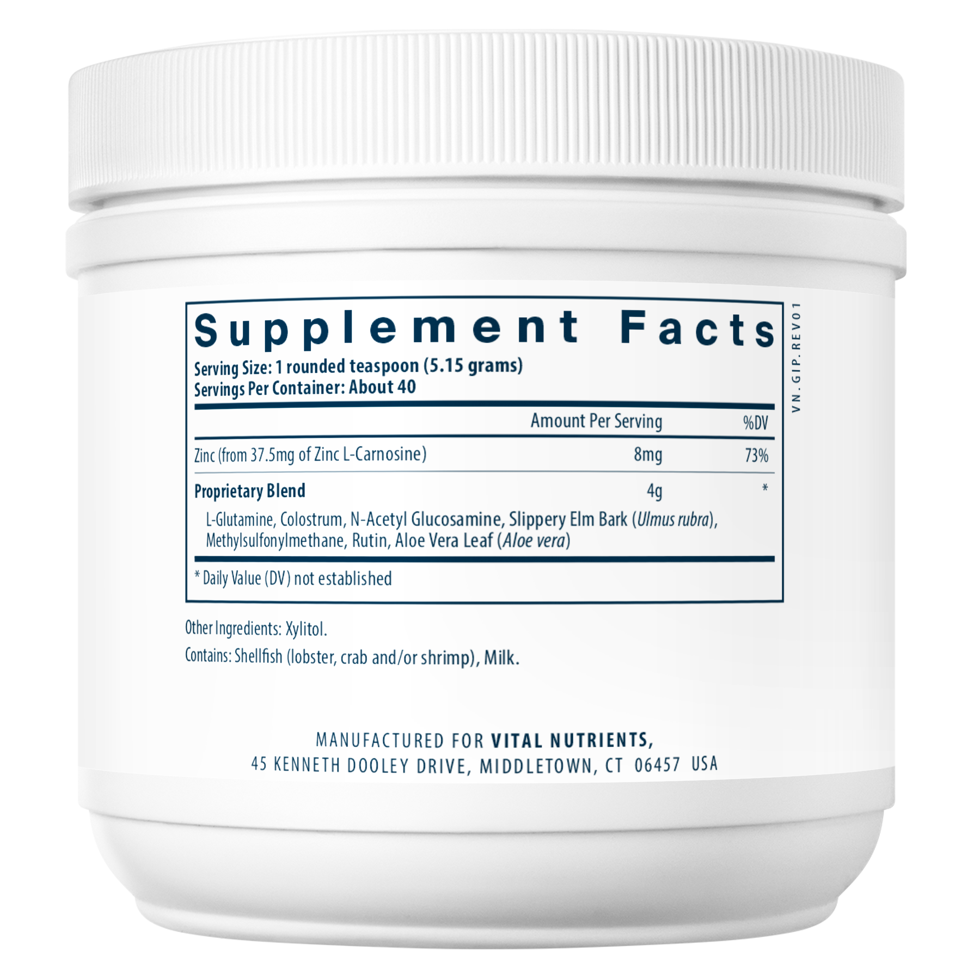 Repair Powder GI Repair Powder 206 Grams | Vital Nutrients GI Repair Powder