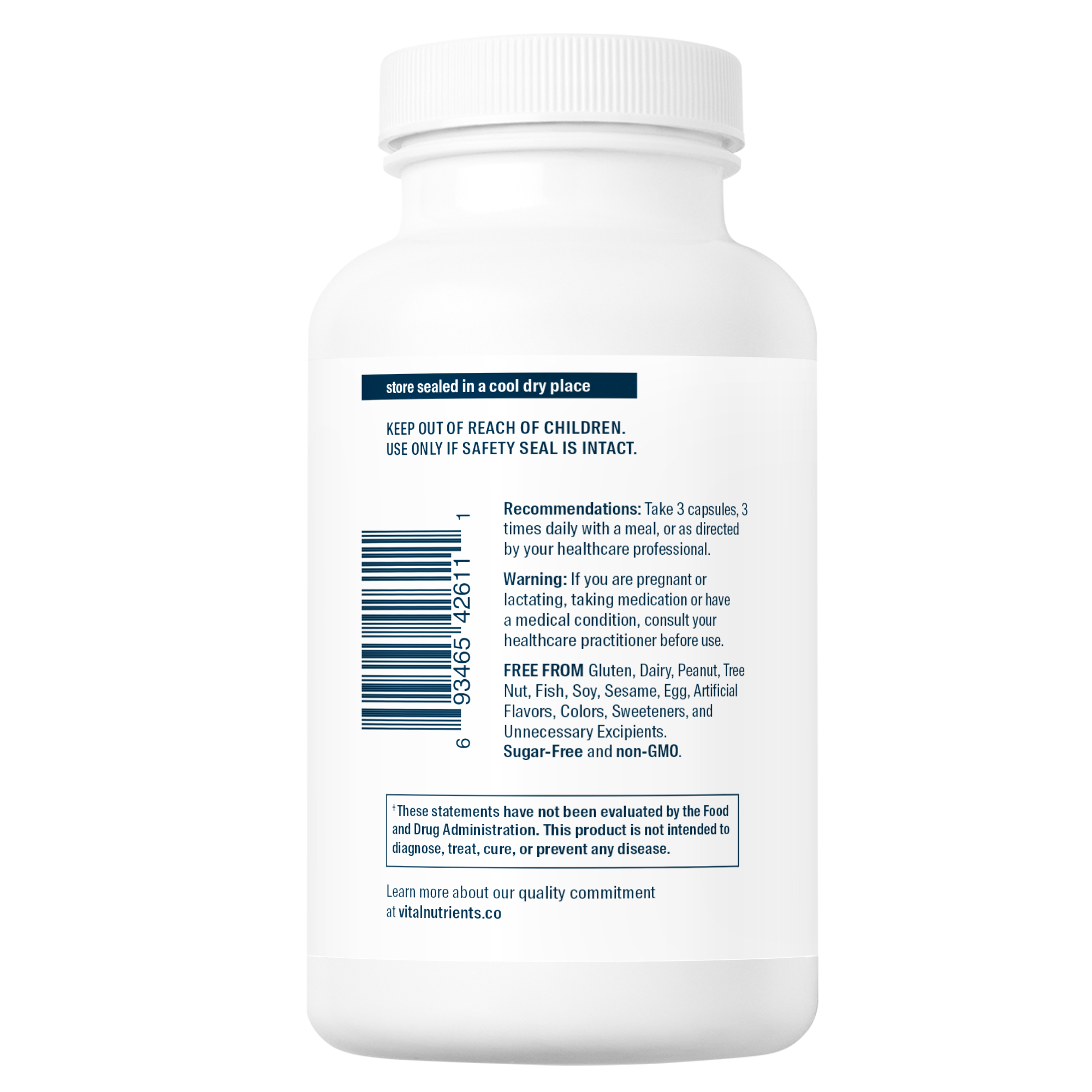 GI Repair Nutrients | 120 Capsules | GI Repair Nutrients Supplement