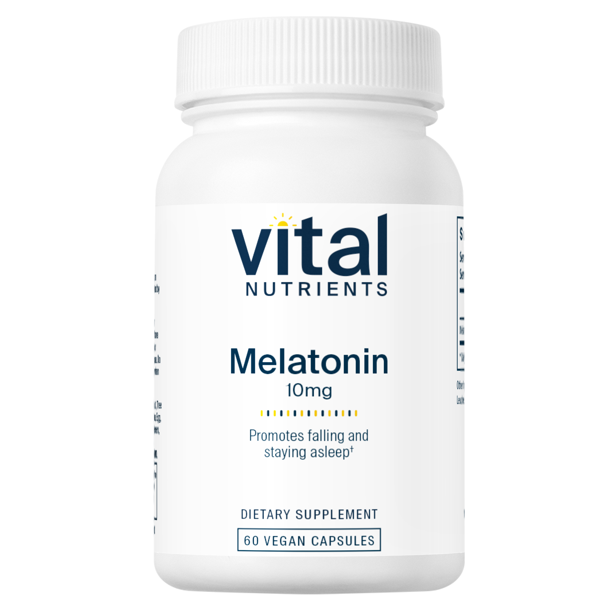 Melatonin 10mg Supplement Bottle