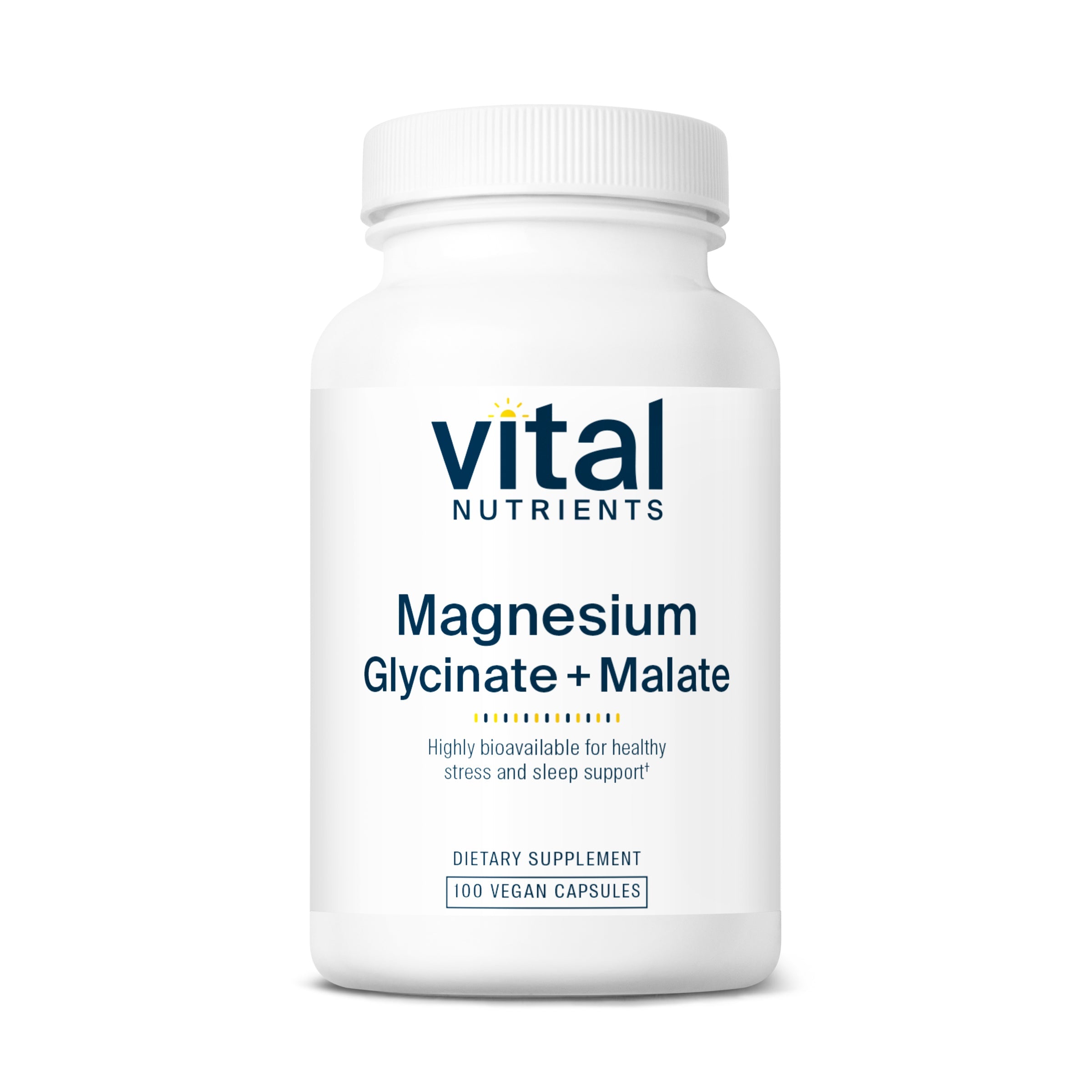 Vital Nutrients Magnesium Glycinate + Malate | Best Magnesium Vital Nutrients Magnesium Glycinate + Malate | Best Magnesium