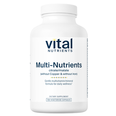 Multi-Nutrients 3 Citrate/Malate Formula (without Copper & without Iron)