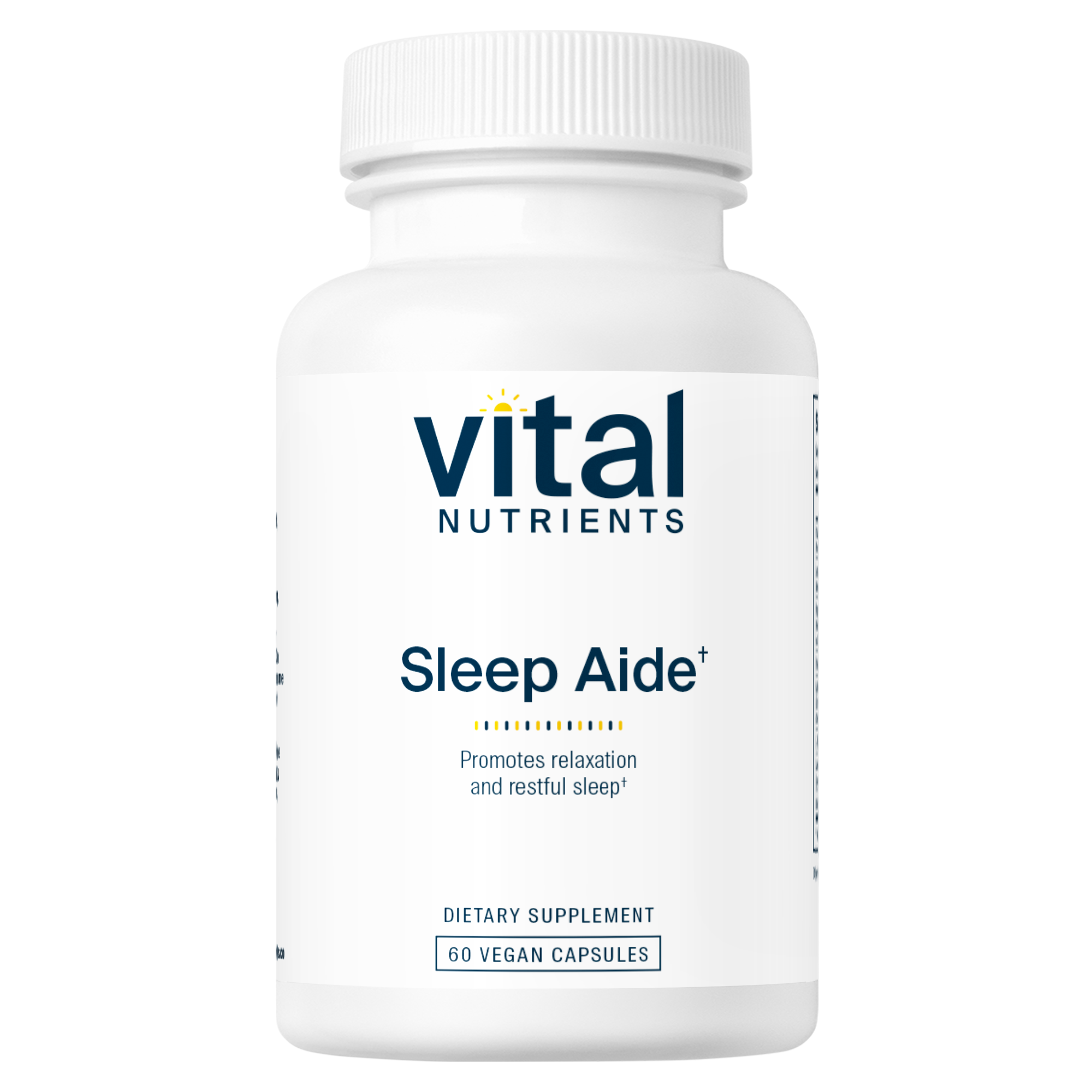 Sleep Aide Supplement Bottle