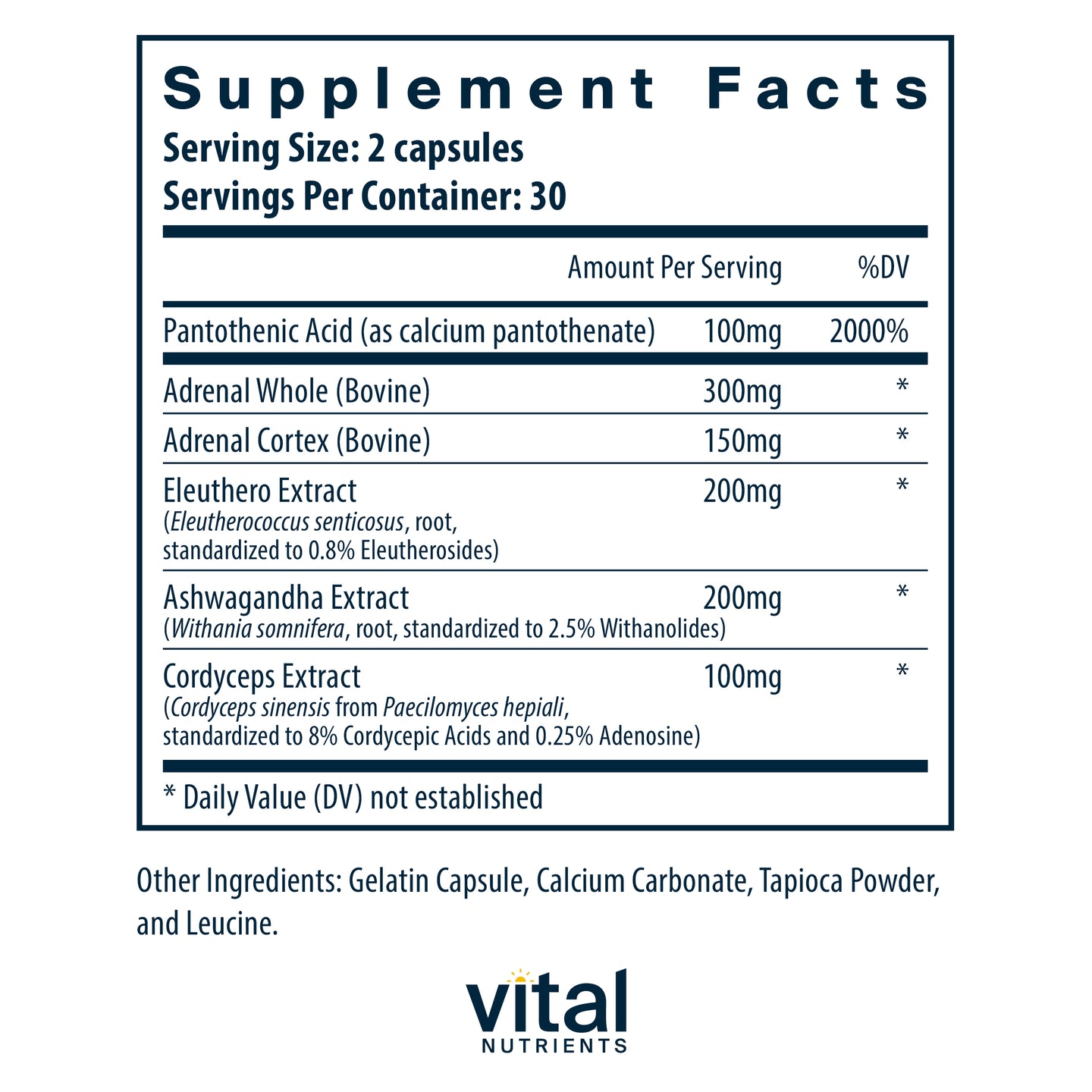 Adrenal Support Supplement | Quality Adrenal Support Herbs & Vitamins