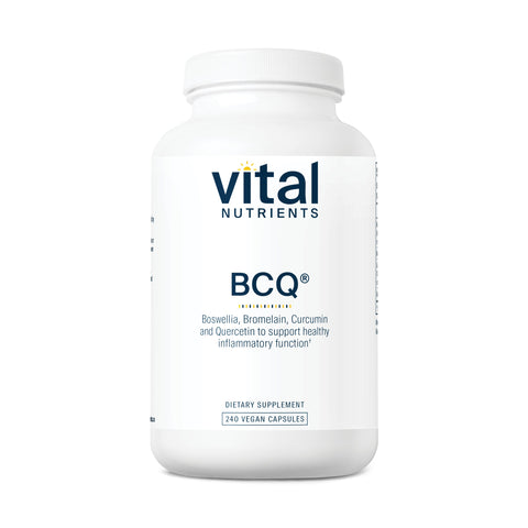 Vital Nutrients BCQ | Boswellia/Curcumin w/Quercetin & Bromelain