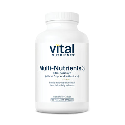 Multi-Nutrients 3 Citrate/Malate Formula (without Copper & without Iron)