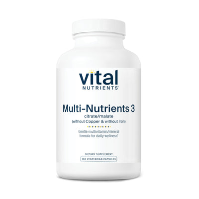 Multi-Nutrients 3 Citrate/Malate Formula (without Copper & without Iron)