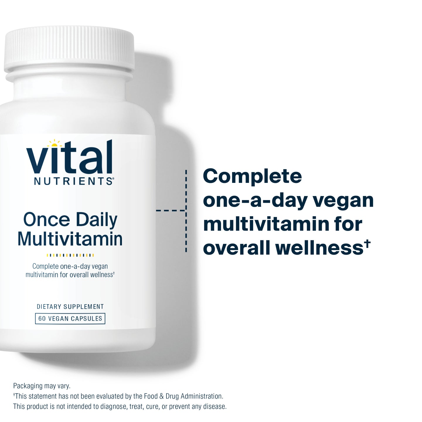 Vital Nutrients Once Daily Multivitamin | Vegan Multivitamin