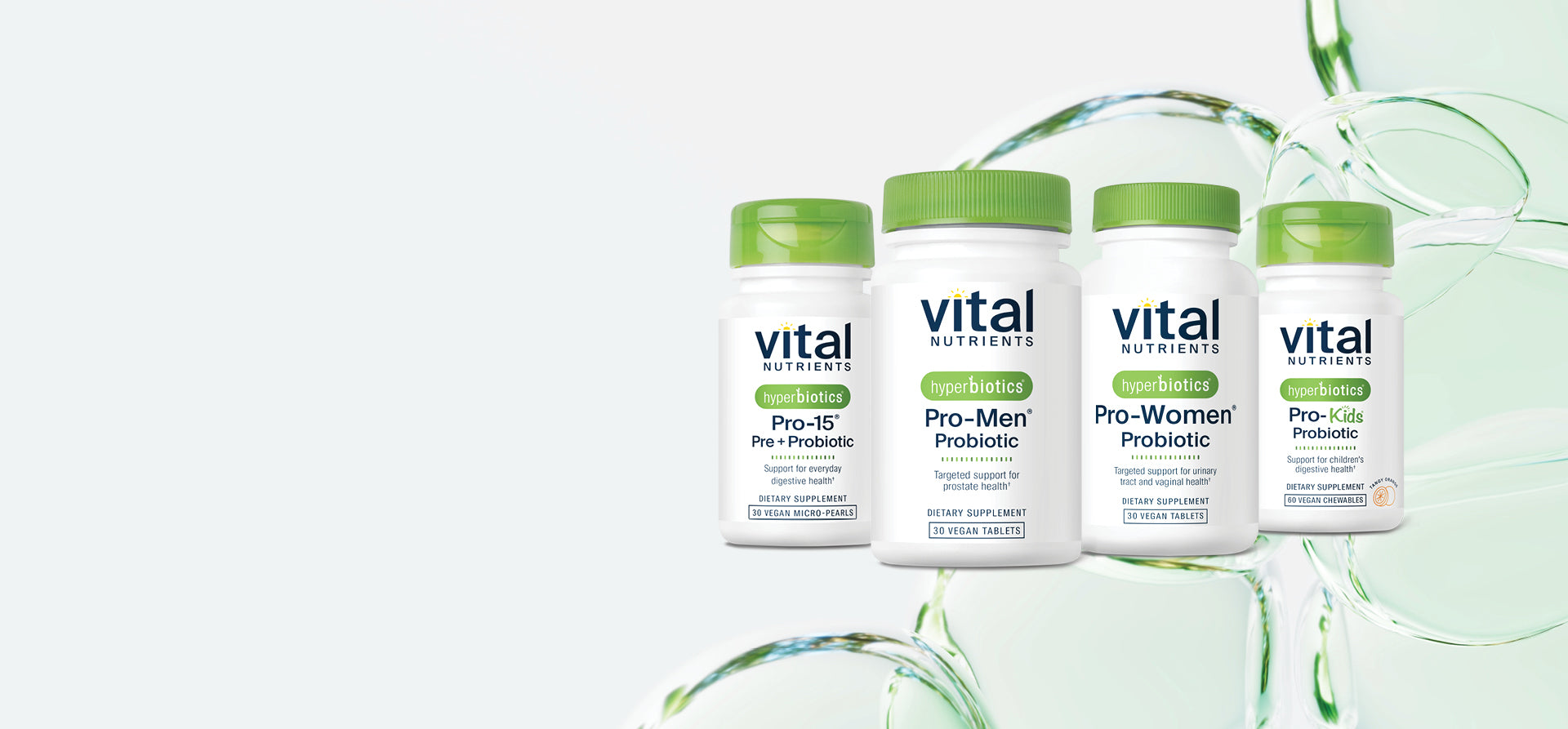 Hyperbiotics Probiotics have targeted solutions for the whole family. 
